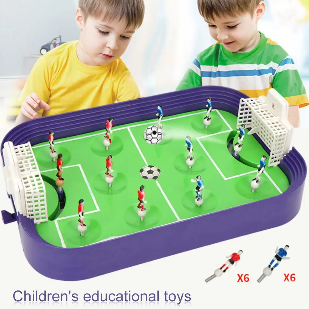 

Mini Table Top Soccer Toy Set Finger-to-Action Football Game Toy Table Soccer Field Parent-child Interactive Game Toys