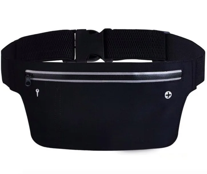 

New Style Ultra-Thin-Elasticity Body Hugging Outdoor Running Mobile Phone Storage Waterproof Sports Waist Bag Home