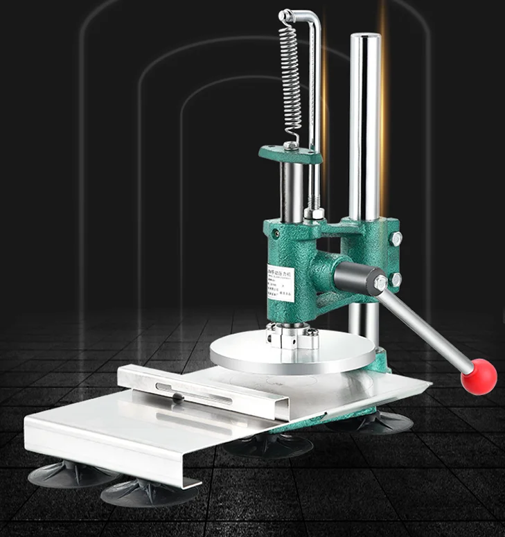 Manual Pizza DoughPress Machine 20cm Pizza Dough Flattening Press 7.8" Dough Roller Sheeter Chapati pressing machine Pastry Pres
