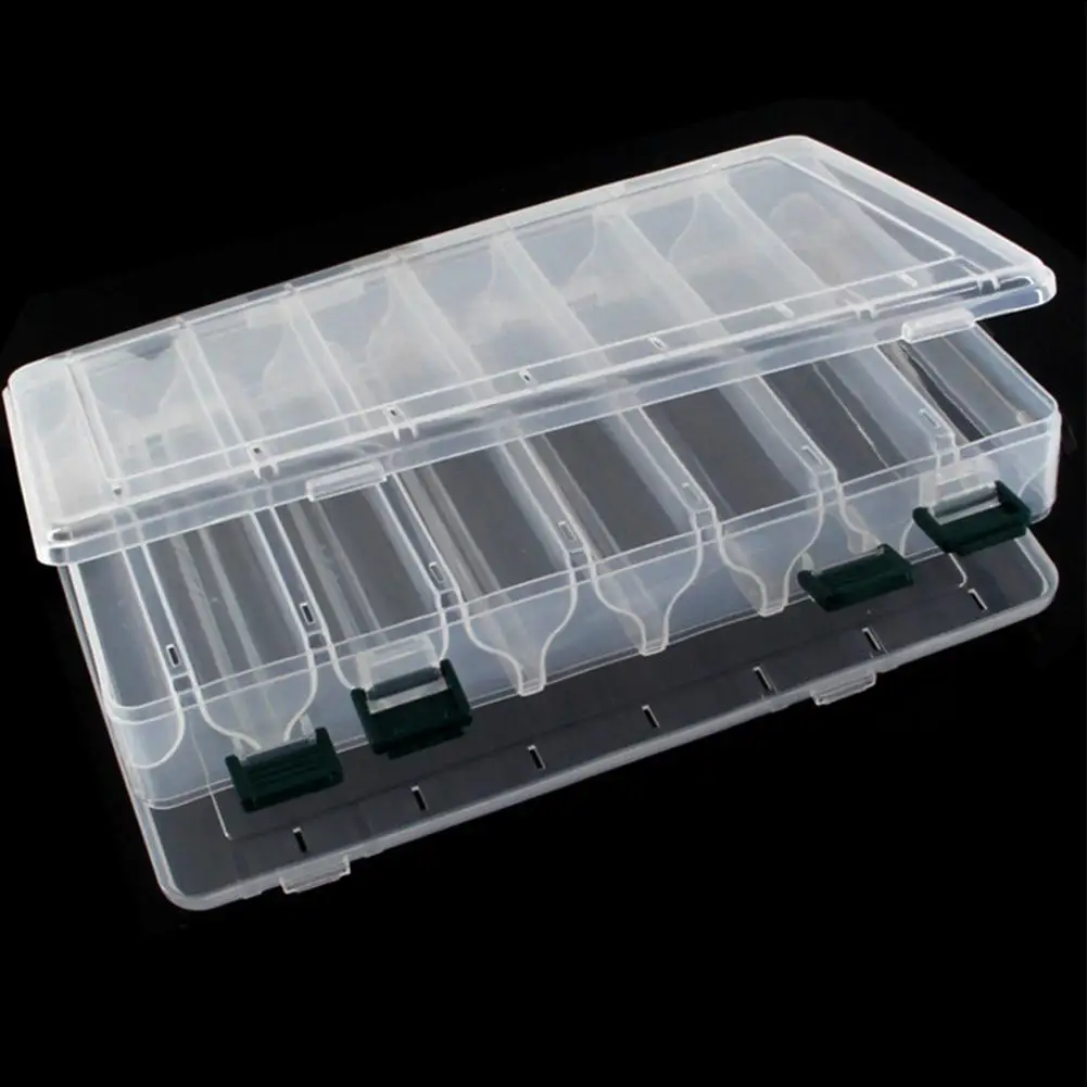 

Double-sided Bait Box Double-deck Bait Hook Fish LuresTool Hooks Baits Storage Holder Box Portable Case Fishing Accessories