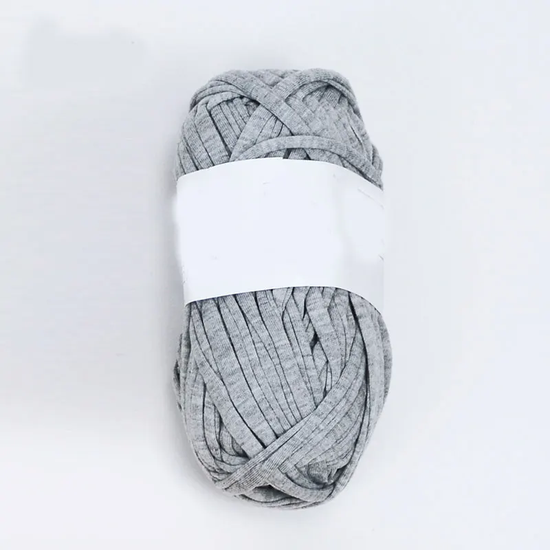 grey Новая однотонная мягкая пряжа для вязания крючком, цветная хлопковая Шерстяная трикотажная нить, модная пряжа ручной работы - Цвет: grey