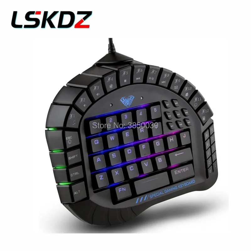 Игровая клавиатура для мобильных игр с RGB подсветкой цена за одну
