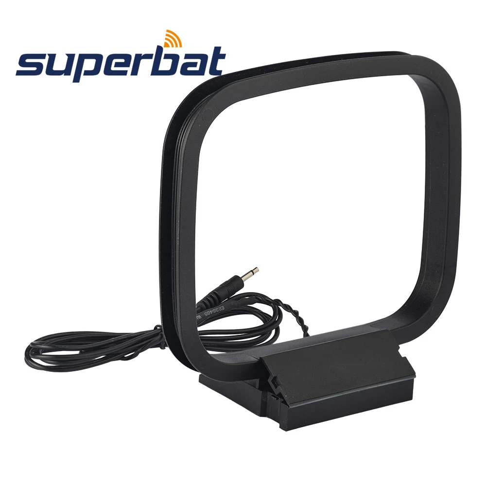 Superbat Indoor AM Loop Antenna 75ohm 2.5mm Adapter AM/MW/LW for Radio Audio Amplifier Home Systems | Мобильные телефоны и