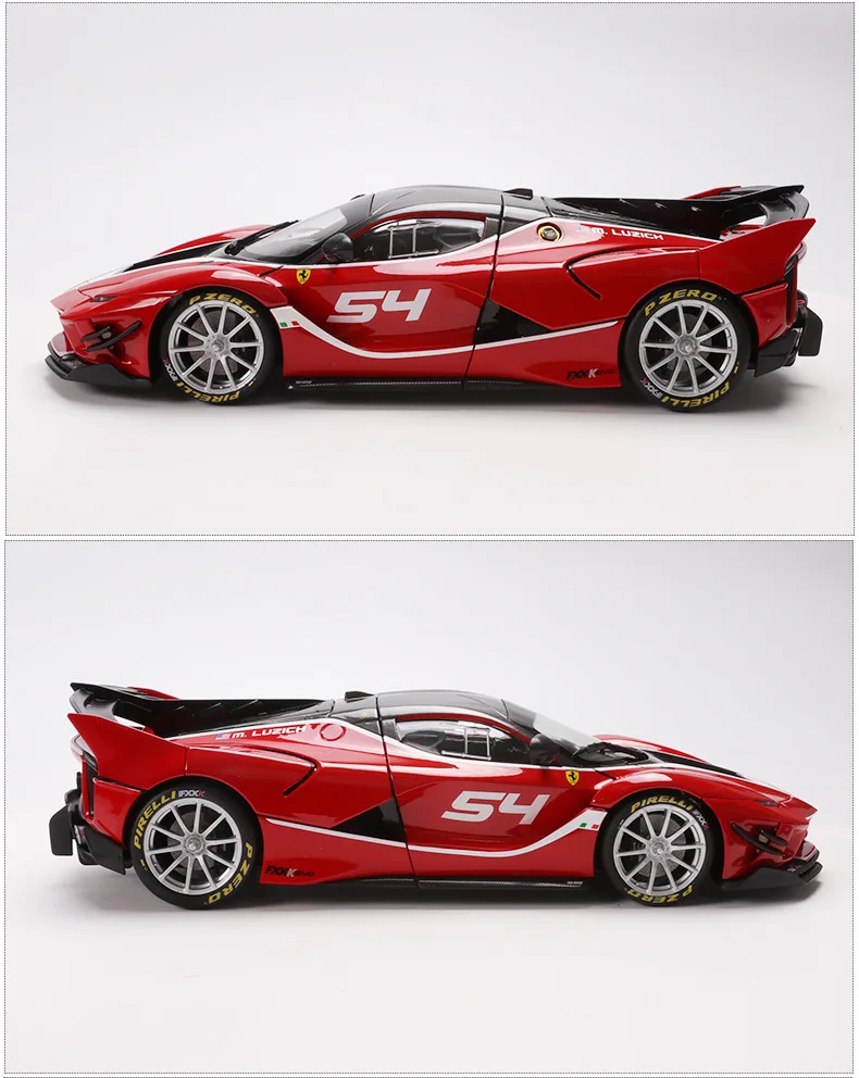 Bimeigao 1: 18 Ferrari модель автомобиля Fxxk Evo гоночный автомобиль суперавтомобиль модель сплава Модель автомобиля игрушка
