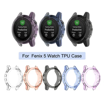 

Ultra thin Case Cover Smart Case For Garmin Fenix 5 Smart Watch belt TPU Protection Silicone Case Shell Smart Accessories