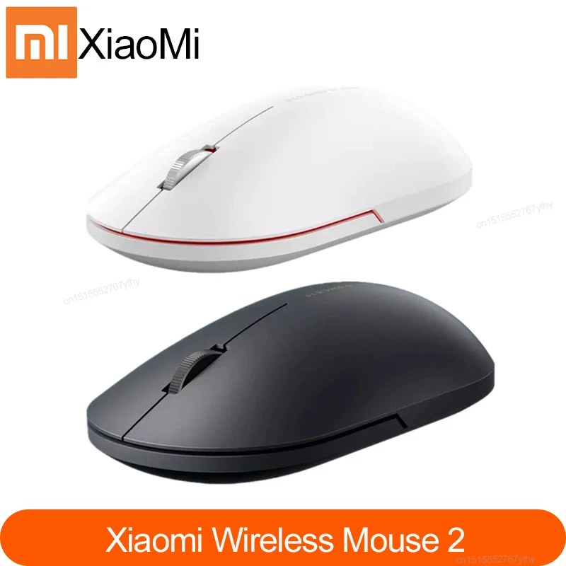  Беспроводная мышь Xiaomi 2 2,4 ГГц 1000 точек на дюйм, игровые мыши, оптическая мышь, мыши, мини эргономичная портативная мышь 
