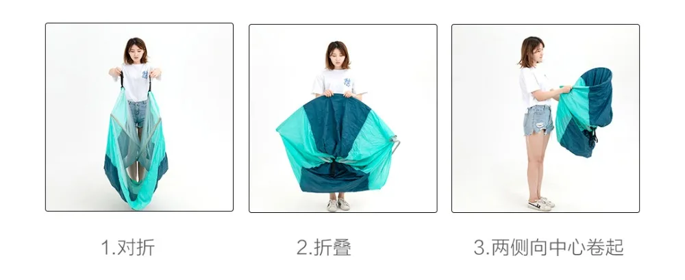 Xiaomi Zaofeng гамак противомоскитная наружная подвесная кровать для кемпинга качающаяся нагрузка 600 кг наружный походный туристический гамак
