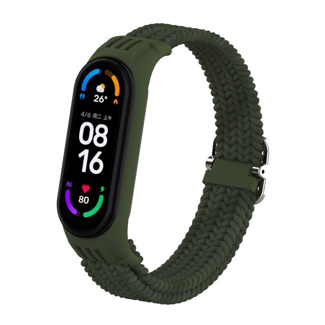 Strap For Mi Band 7/6/5/4/3 Wristband Replacement Weave Colorful Bracelet For Xiaomi Mi Band 7 5 6 Amazfit Band 5 Band 6