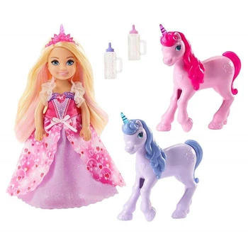 

Chelsea doll with little unicorns