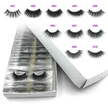 

20/30/50/100pairs HandMade Mink Eyelashes Makeup 3D Mink Lashes Natural False Eyelashes Long Eyelashes Extension Fake Eyelash