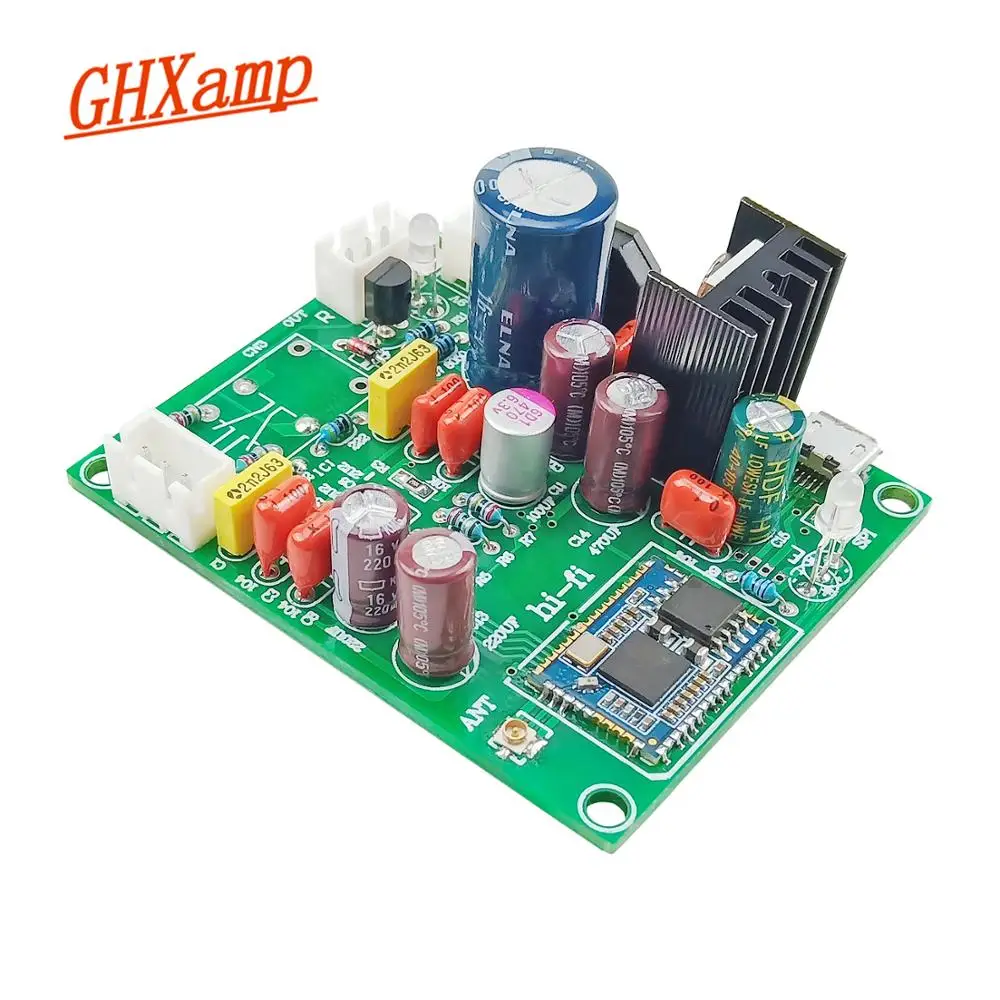 Обновленная аудиоплата приемника QCC3034 APTX Bluetooth 5 1 портативный декодер PCM5102A плата