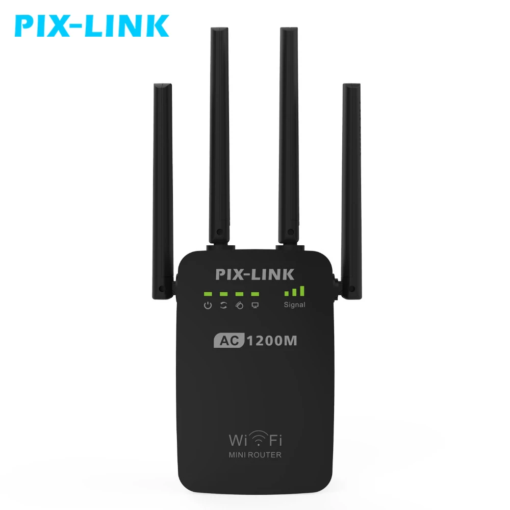 Wi Fi ретранслятор PIXLINK AC1200 беспроводной маршрутизатор с точкой доступа 1200 Мбит/с
