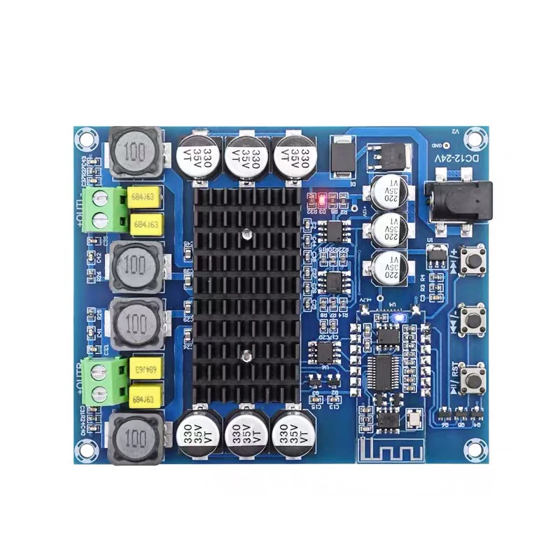2*50 Вт Bluetooth 5,0 TPA3116D2 NE5532 предусилитель усилитель мощности плата предусилителя стерео двухканальный TPA3116 аудио стерео усилитель