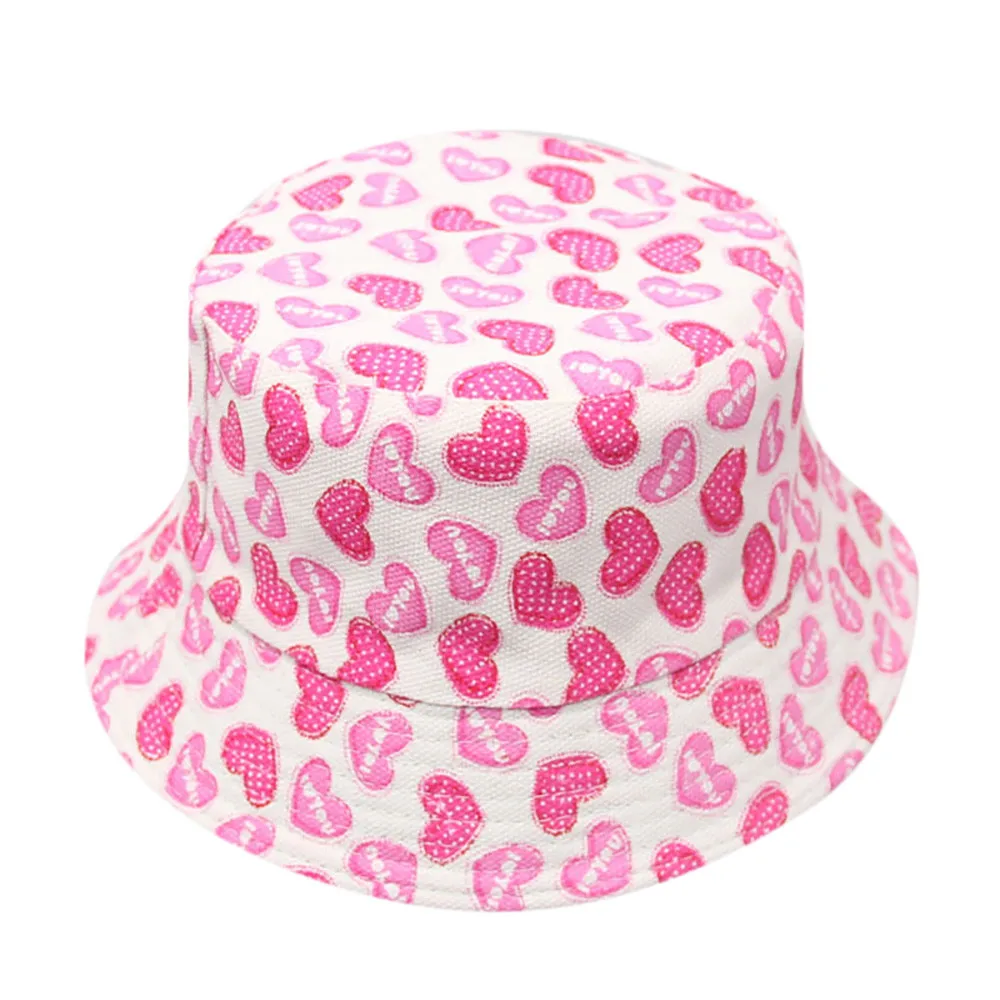 Детские шапки года на весну и зиму, новая детская Панама с цветочным рисунком для маленьких мальчиков и девочек, Солнцезащитный шлем, Кепка для улицы, Солнцезащитная шапка# N13 - Цвет: Розовый