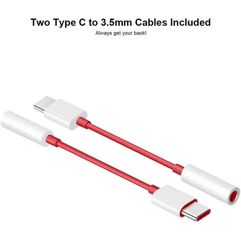 phone charger converter Original Oneplus Earphone Jack Adapter Type-C To 3.5mm Headphone Converter Cable For One plus 1+6T 7 7Pro 7T usb phone converter