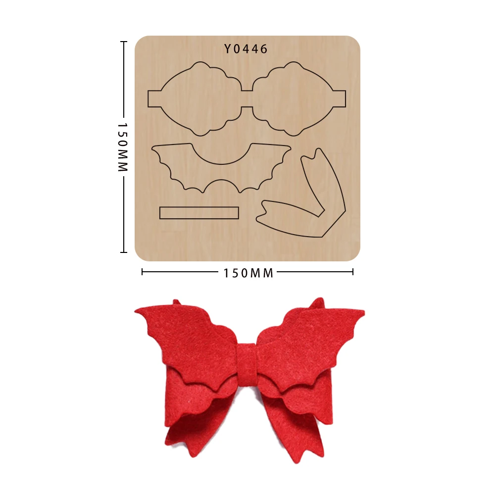 

Пресс-форма для резки металла ручной работы, новый дизайн, нож для банта, форма для банта, декоративная деревянная форма, подходит для больших съемочных машин