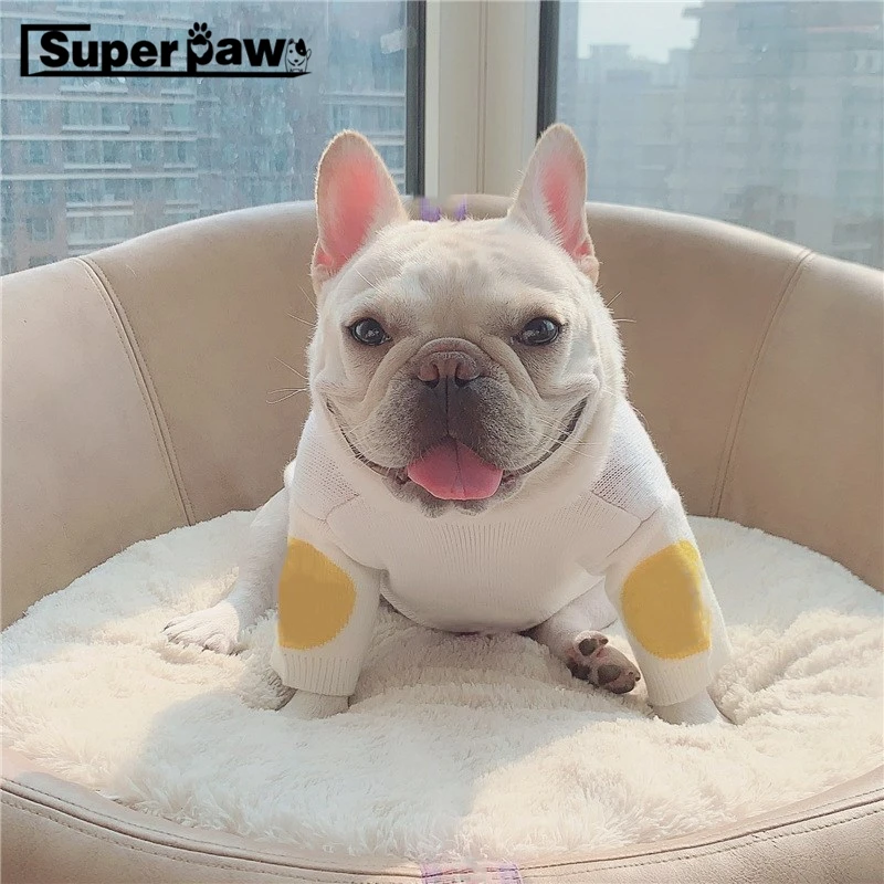 Winter Warm Dog Sweater Clothes Fashion Pet Puppy Hoodie French Bulldog