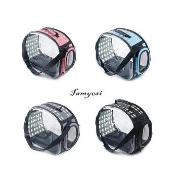 

Pet bag out portable bag transparent bag dog cage breathable cat backpack cat supplies comfortable Portable pet cage safe