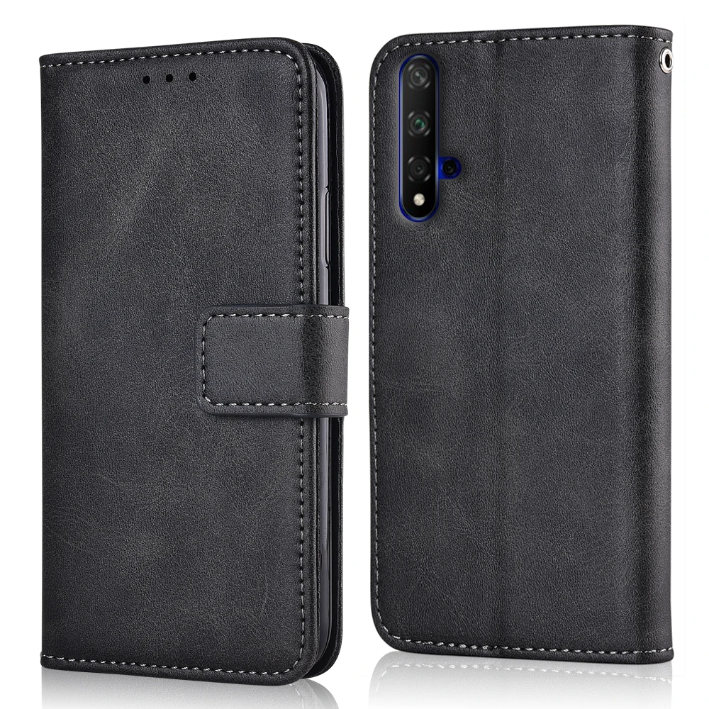 niu-Dark Grey Чехол для телефона huawei 5 T Hoesje Capa для huawei Nova 5 T 5 T, кожаный чехол-кошелек для huawei Nova5T, простой чехол - Цвет: niu-Dark Grey