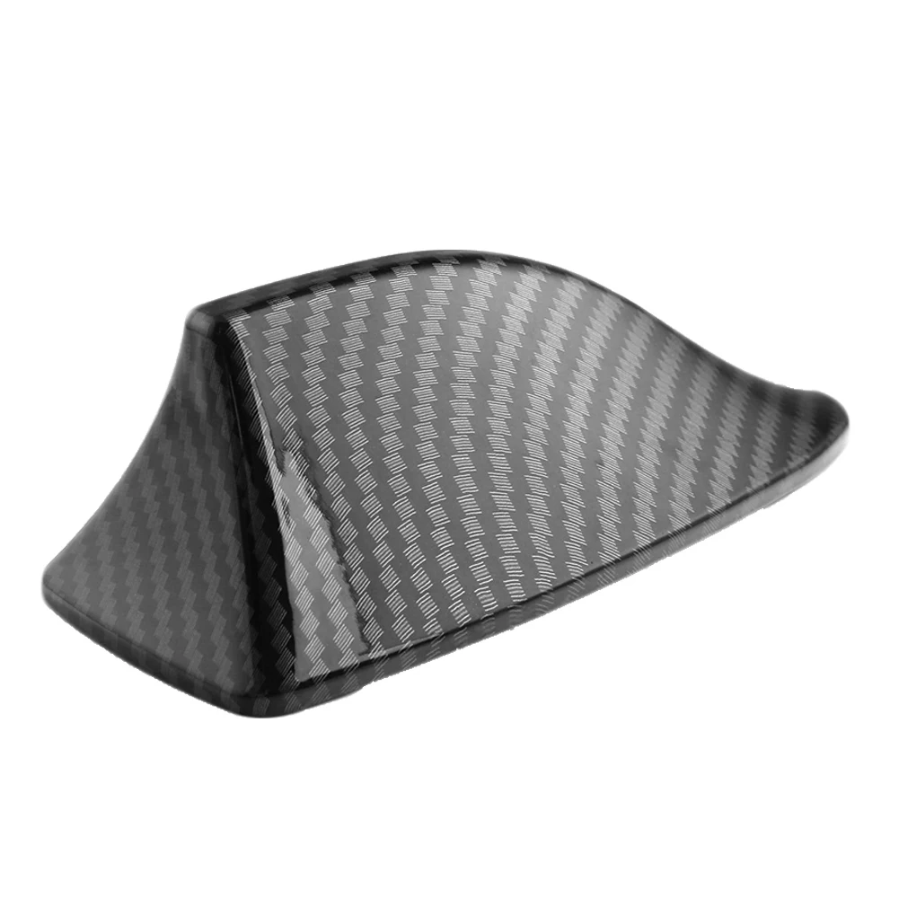 The New Stylish Universal Carbon Fiber Shark Fin Car Vehicle Roof Antenna Aerial Decoration