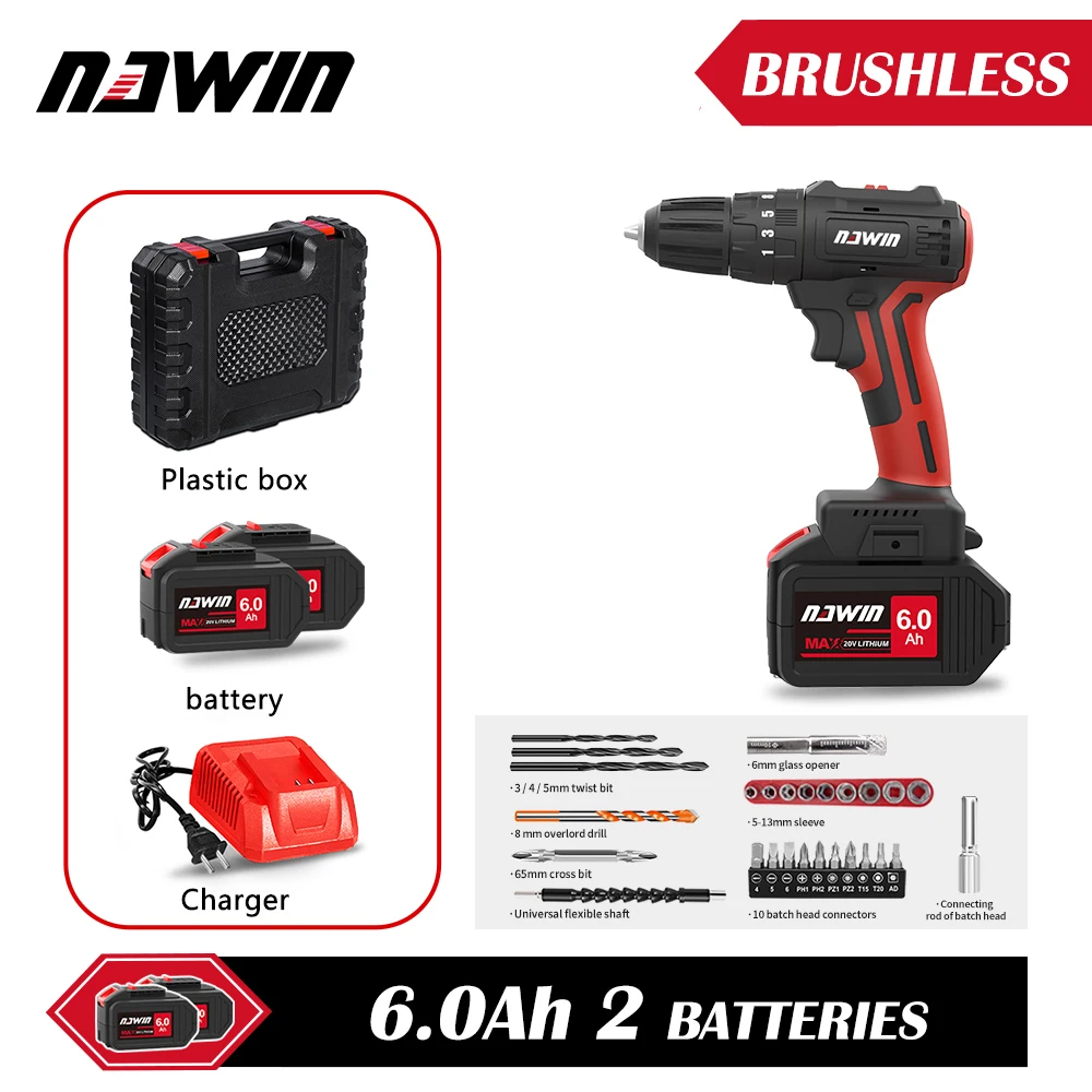 

Электрическая дрель, беспроводная мини-дрель с литий-ионным аккумулятором 20 в