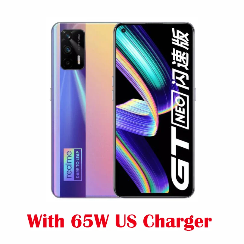 realme new phone New Original Realme GT Neo 5G Cell Phone Dimensity 1200 6.43inch Super AMOLED 4500Mah 50W Flash Charger 64MP NFC Global ROM realme latest realme