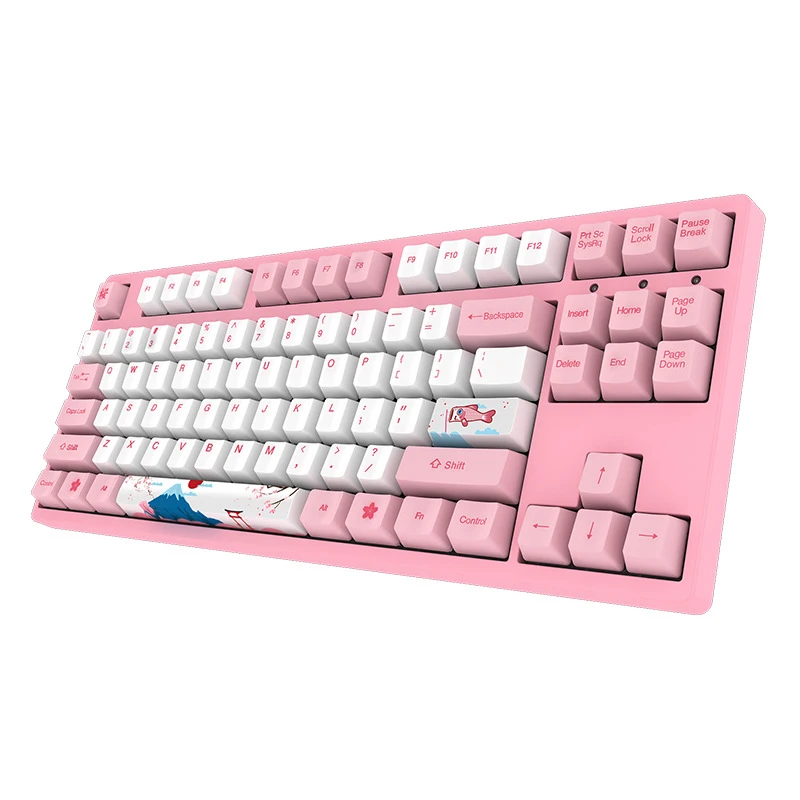  3087 Gaming Mechanical Keyboard 87 Keys 85% PBT USB Wired Gaming Keyboard for PC Computer Gamer