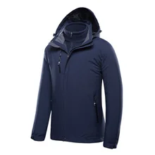 Уличные водонепроницаемые куртки мужские L-7XL ветровки зимние флисовые теплые пальто походная одежда для кемпинга рыболовная одежда
