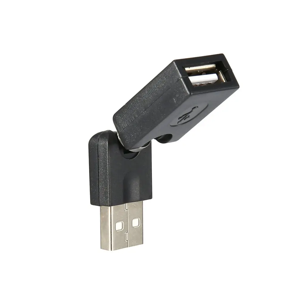 USB 2,0 папа к USB мама 360 градусов угол вращения удлинитель адаптер Горячий