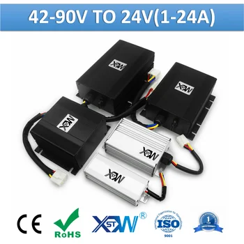 

Free Shipping Isolated DC DC Converter 42-90v 48v 60v 72v 90v to 24v Step Down Buck Converter 1A -21A Power Supply