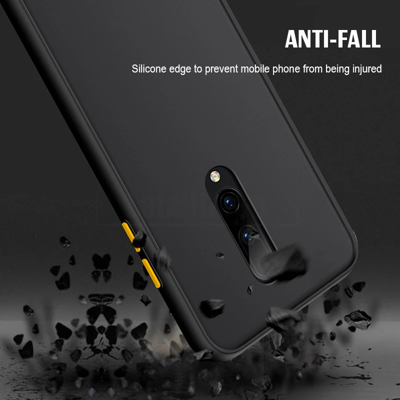 Матовый сенсорный чехол для телефона для Oneplus 7 Pro чехол силиконовая задняя крышка для One Plus 7 Pro Силиконовый противоударный чехол