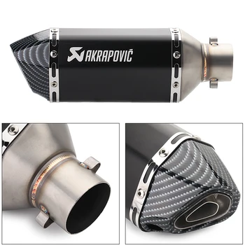

Motorcycle Akrapovic exhaust pipe FOR SUZUKI burgman 400 650 an400 skywave250 skywave400 cafe racer bandit 1200 400 moto parts