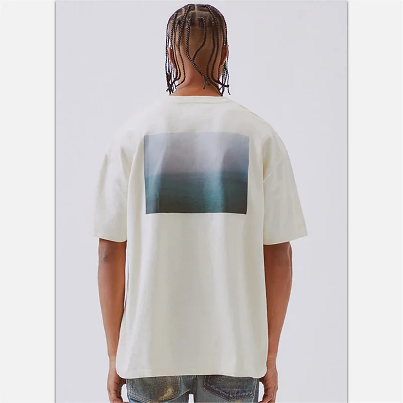 T-shirt trendy hip-hop fog essentials boxy t shirt men women casual high-quality essentials t-shirts top tee harajuku