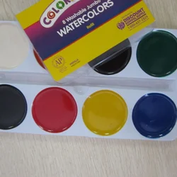 8-color Large Semi-dry Watercolor Paints Children's Paints Semi-solid Paints Solid Pigment Aquarela Art Supplies for Artist