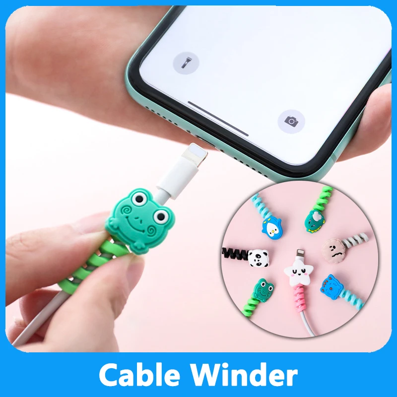 Cable Protector Cover Charger Data Bracket Earphone Covering Line Holder Organizer Management | Электроника