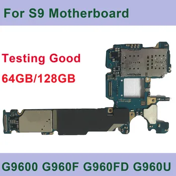 

Tehxv Original Unlock Motherboard For Samsung Galaxy S9 G960U G960FD G960F Install AOS Logic Board With Chip 64GB