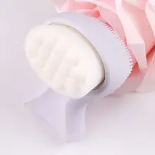 Двухсторонний силиконовый очиститель для лица для очистки пор мягкие волосы глубокое очищение