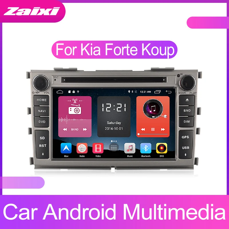 

ZaiXi Android Car Multimedia player 2 Din WIFI GPS Navigation Autoradio For Kia Forte Koup / Cerato Si 2008-2013 GPS Radio Maps