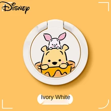 Disney – support de téléphone portable, mignon, dessin animé ourson, pliable, rotatif, Anti chute, boucle à anneau