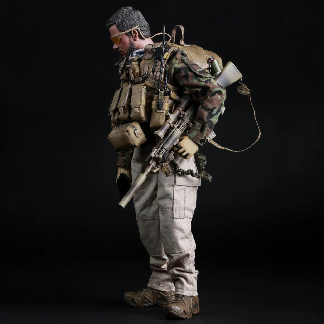 1/6 30 см фигурка Реалистичная голова скульптура DIY операция красное крыло одинокий выживший Солдат модель