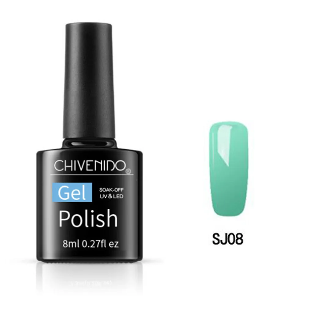 30 Color Solid Gel Varnish Nail Polish Adhesive Bare Color Durable Semi Permanant UV Nail Art Prime Gel Varnish Nail Polish