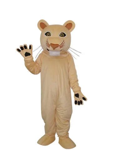 

Fashion Design light brown Cougar Mascot Costume Adult Birthday Party Fancy Dress Halloween Cosplay Outfits Clothing Xmas