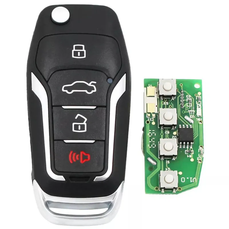 Wilongda универсальный пульт дистанционного ключа DIY B12 FOB 4 кнопки для KD900 KD300 URG200