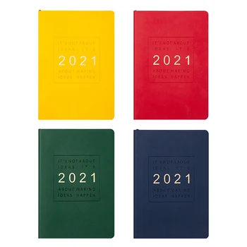 

Agenda 2021 Planner Organizer Diary Weekly Monthly Notebook A5 Journal 365 Day Plan Note Book Travel Handbook