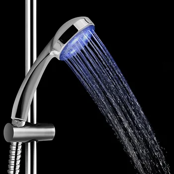 

Handheld 3/7 Color Changing LED Light Water Bath Home Bathroom Shower Head Glow BDF99