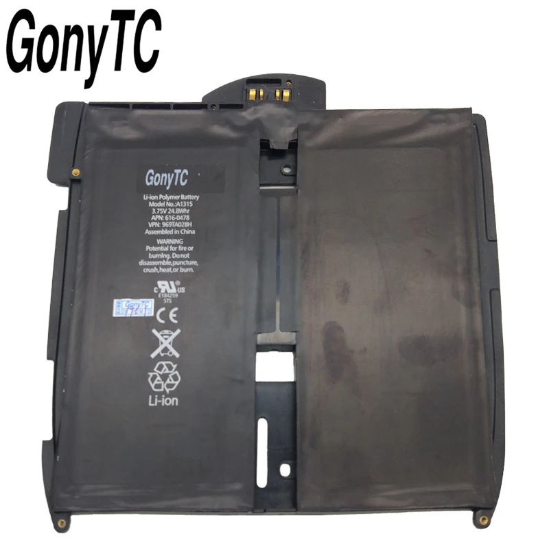 Gonytc-bateria Original de 3.75v para Apple Ipad 1ª Geração A1315 A1219 A1337 Série 6160448 Laptop Genuíno - Imagem 4