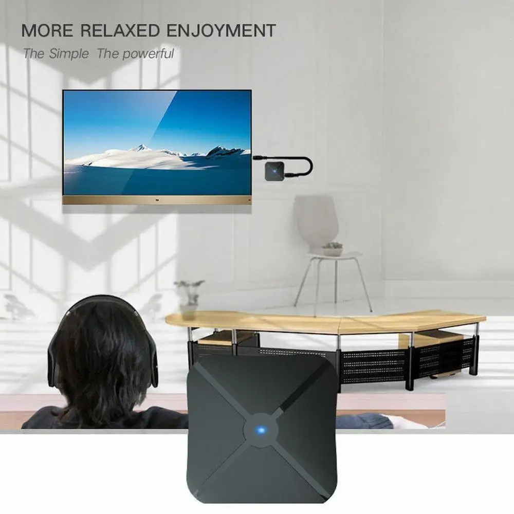 2 в 1 настоящий стерео Bluetooth 4,2 приемник передатчик Bluetooth беспроводной адаптер аудио с 3,5 мм AUX для MP3 PC