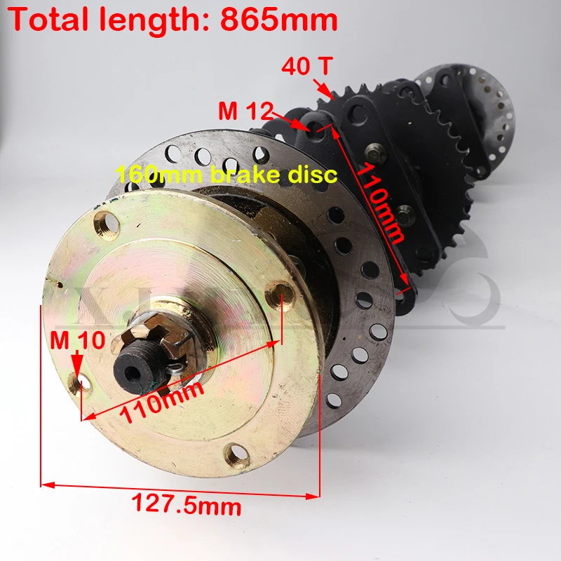 17mm-20mm 4 Stud Brake Disc Wheels Fit 49cc 50cc 110cc 125cc Go Kart Buggy  Karting ATV Quad Bike Parts - AliExpress