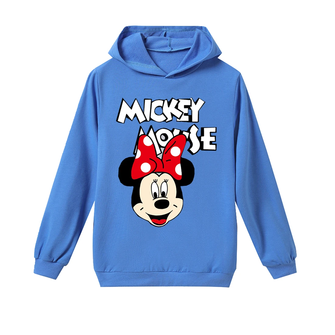 H1180 minnie mickey long Sleeve tops toddler girl shirts christmas clothing Hooded baby clothes boys kids sweatshirts hoodies T shirts - Цвет: H1180