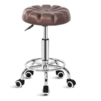 

Bar Chair Lift Beauty Chair Home Bar Bar Stool Nordic Wrought Iron Bar Chair European Minimalist Rotating Pulley Stool
